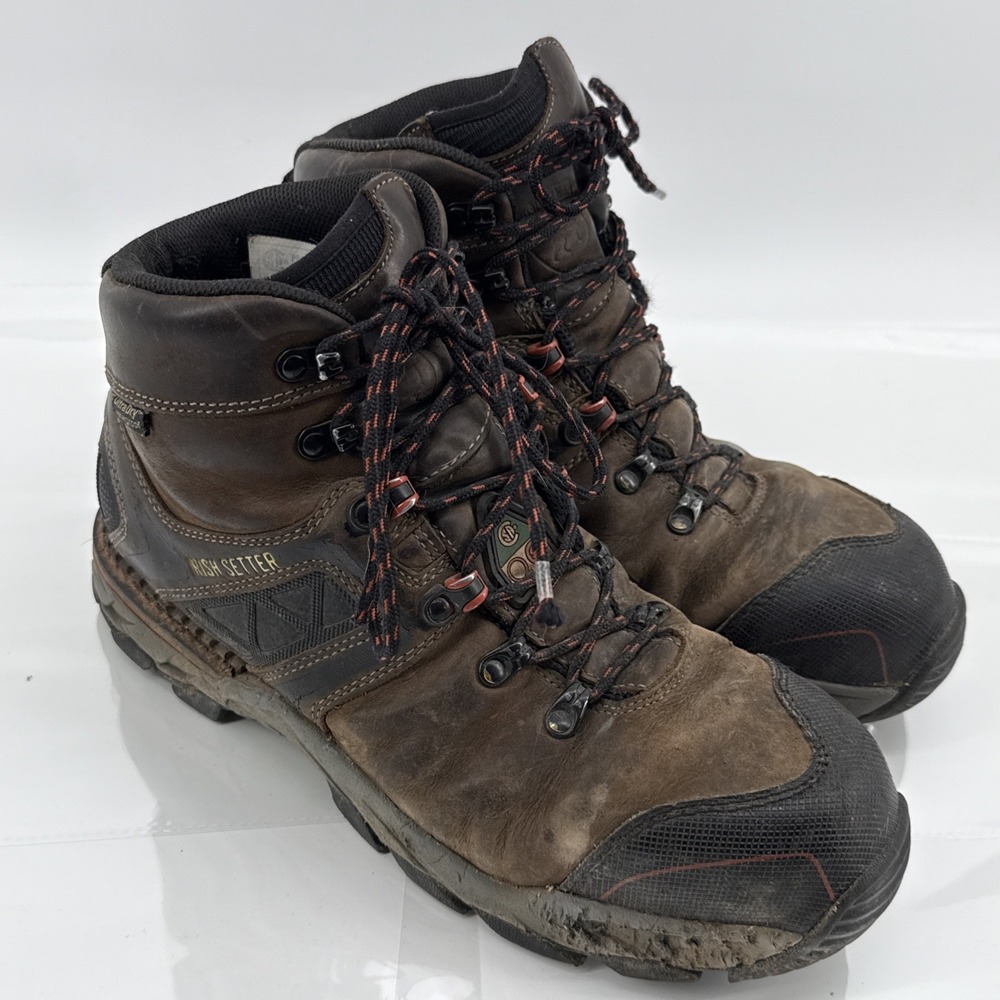 Red Wing Irish Setter Crosby 5" Waterproof Safety Toe Boots 83412 Mens Size 9.5
